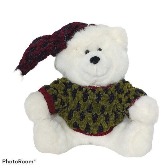 Dan Dee Christmas Teddy Bear 8 Inch - Picture 1 of 2